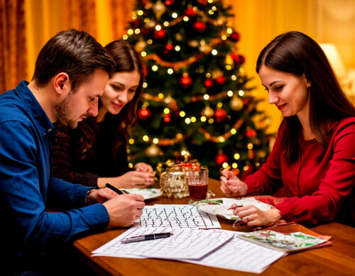 Праздничные головоломки